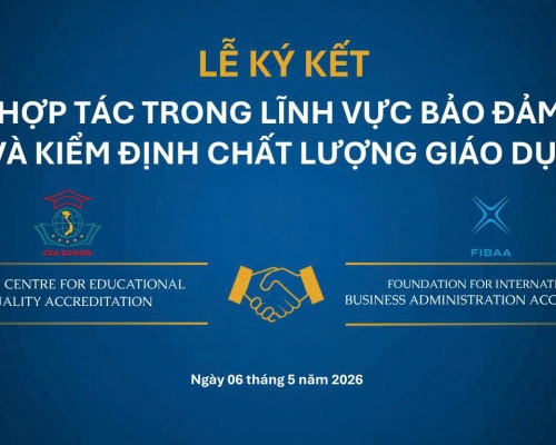 Lễ ký kết Biên bản ghi nhớ hợp tác (MoU) giữa CEA-SAIGON và FIBAA